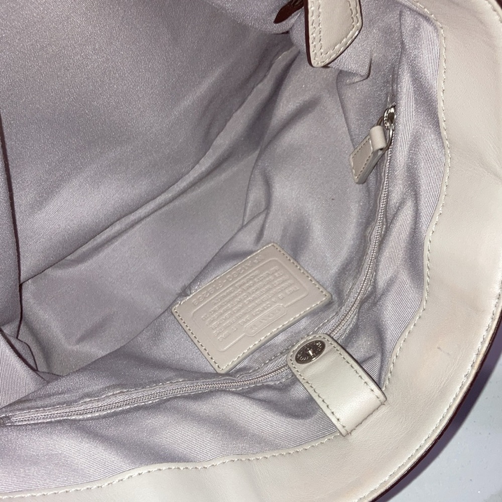 Coach Soho Optic Multicolored Cream Shoulder Bag EXCELLENT CONDITION - Picture 12 of 14